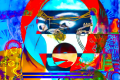 MOUTHS AND EYES TRAPPED IN CIRCLES