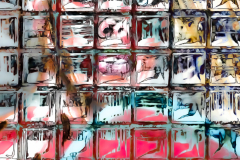 FACE BEHIND MESH