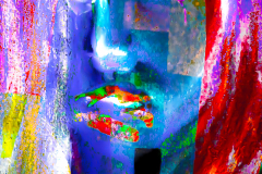 SULKY BLUE GIRL